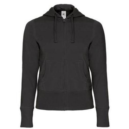 Afbeeldingen van B & C Hooded Full Zip dames sweater (1 ST)