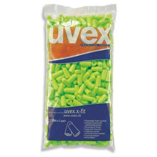 Afbeeldingen van uvex x-fit 2112-003 oordop navulling à 200 paar (1 CS)