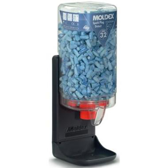 Afbeeldingen van Moldex 785901 dispenser met 500 paar Spark Plugs detectable oordoppen (8 ST)