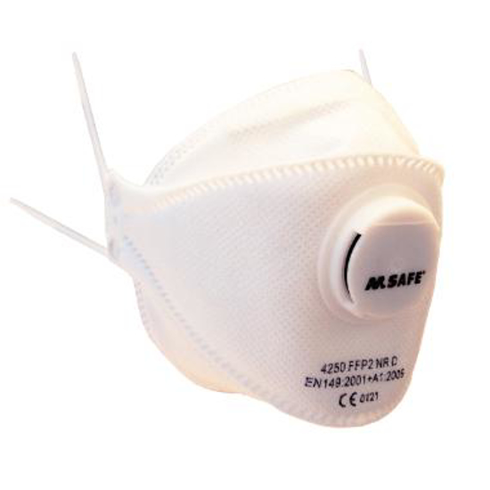 Afbeeldingen van M-Safe 4250 stofmasker FFP2 NR D met uitademventiel (10 ST)