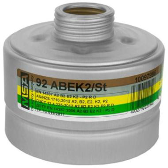 Afbeeldingen van MSA 92 combinatiefilter A2B2E2K2-P2 R D (60 ST)