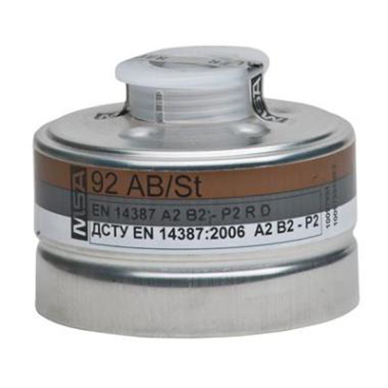 Afbeeldingen van MSA 92 combinatiefilter A2B2-P2 R D (60 ST)