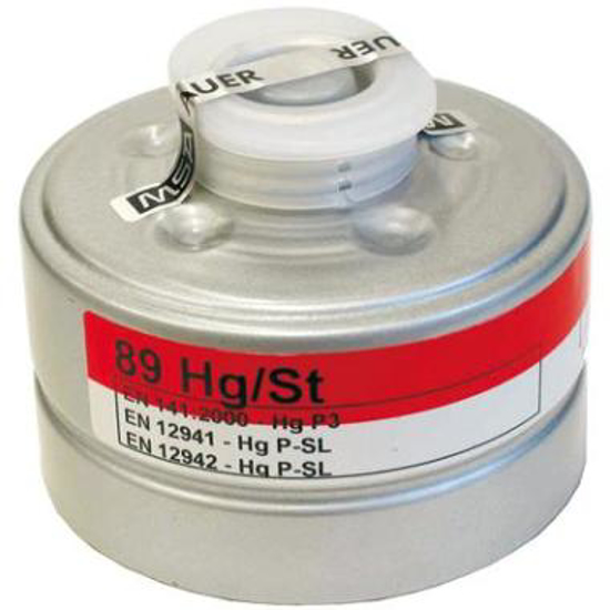 Afbeeldingen van MSA 93 combinatiefilter Hg-P3 R D (60 ST)