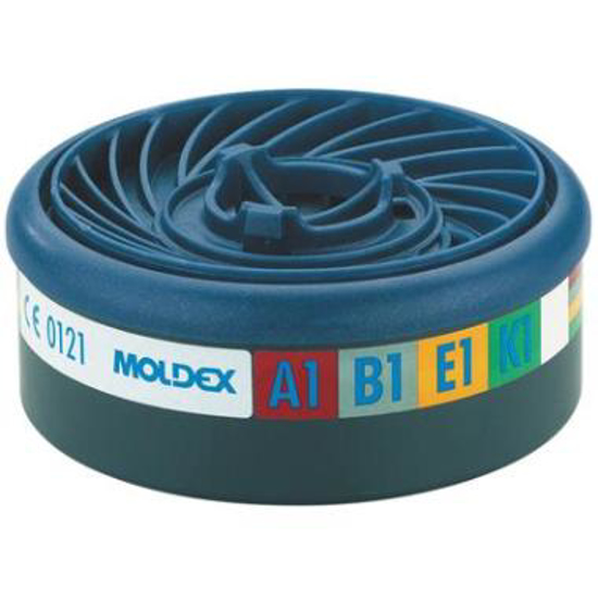 Afbeeldingen van Moldex 940001 gas- en dampfilter A1B1E1K1 (10 ST)