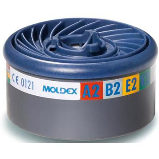 Afbeeldingen van Moldex 980001 gas- en dampfilter A2B2E2K2 (48 ST)