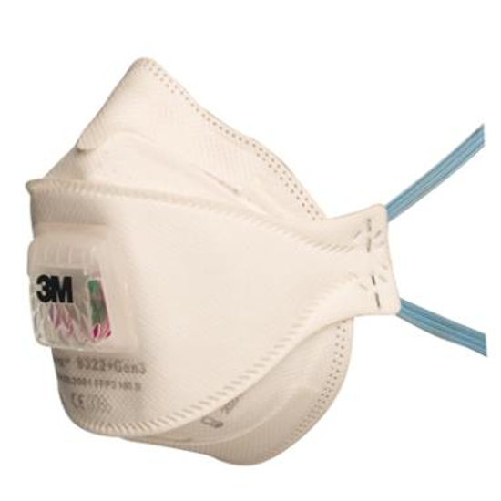 Afbeeldingen van 3M Aura 9322+Gen3 stofmasker FFP2 NR D met uitademventiel (10 ST)