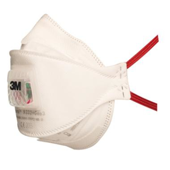 Afbeeldingen van 3M Aura 9332+Gen3 stofmasker FFP3 NR D met uitademventiel (10 ST)