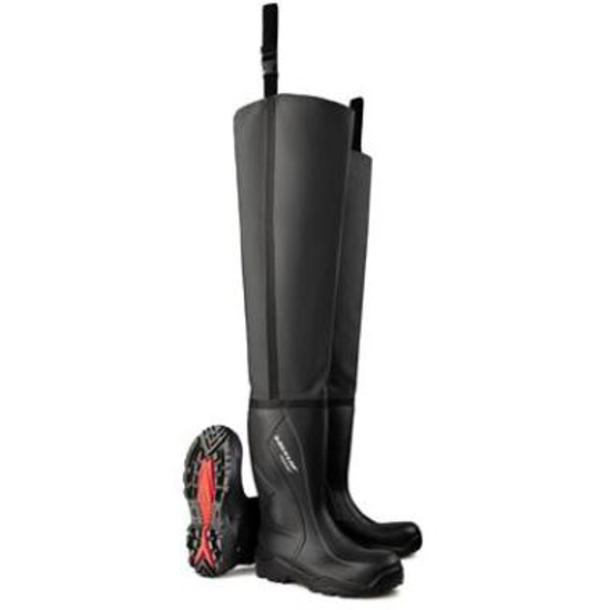 Afbeeldingen van Dunlop Purofort+ Thigh Wader Full Safety lieslaars S5 (1 PR)