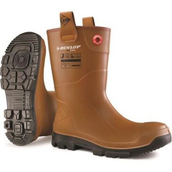 Afbeeldingen van Dunlop Purofort RigPRO full safety fur lining veiligheidslaars S5 (6 PR)