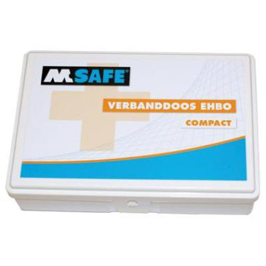 Afbeeldingen van M-Safe EHBO compact verbanddoos (1 ST)