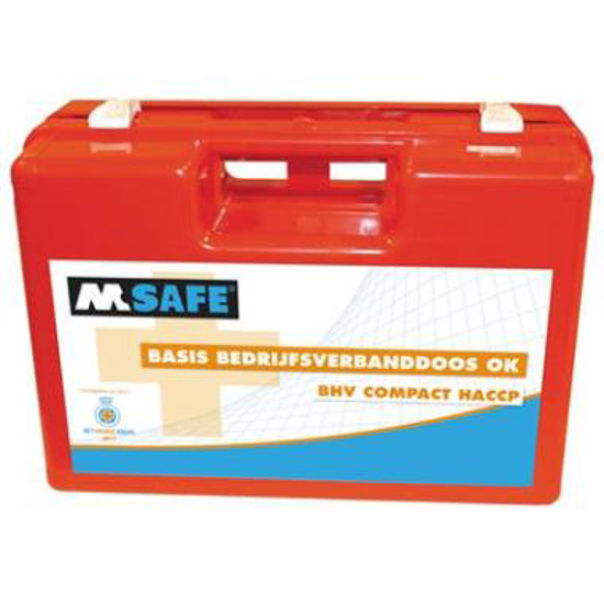 Afbeeldingen van M-Safe Basis BHV Compact HACCP verbanddoos (1 ST)